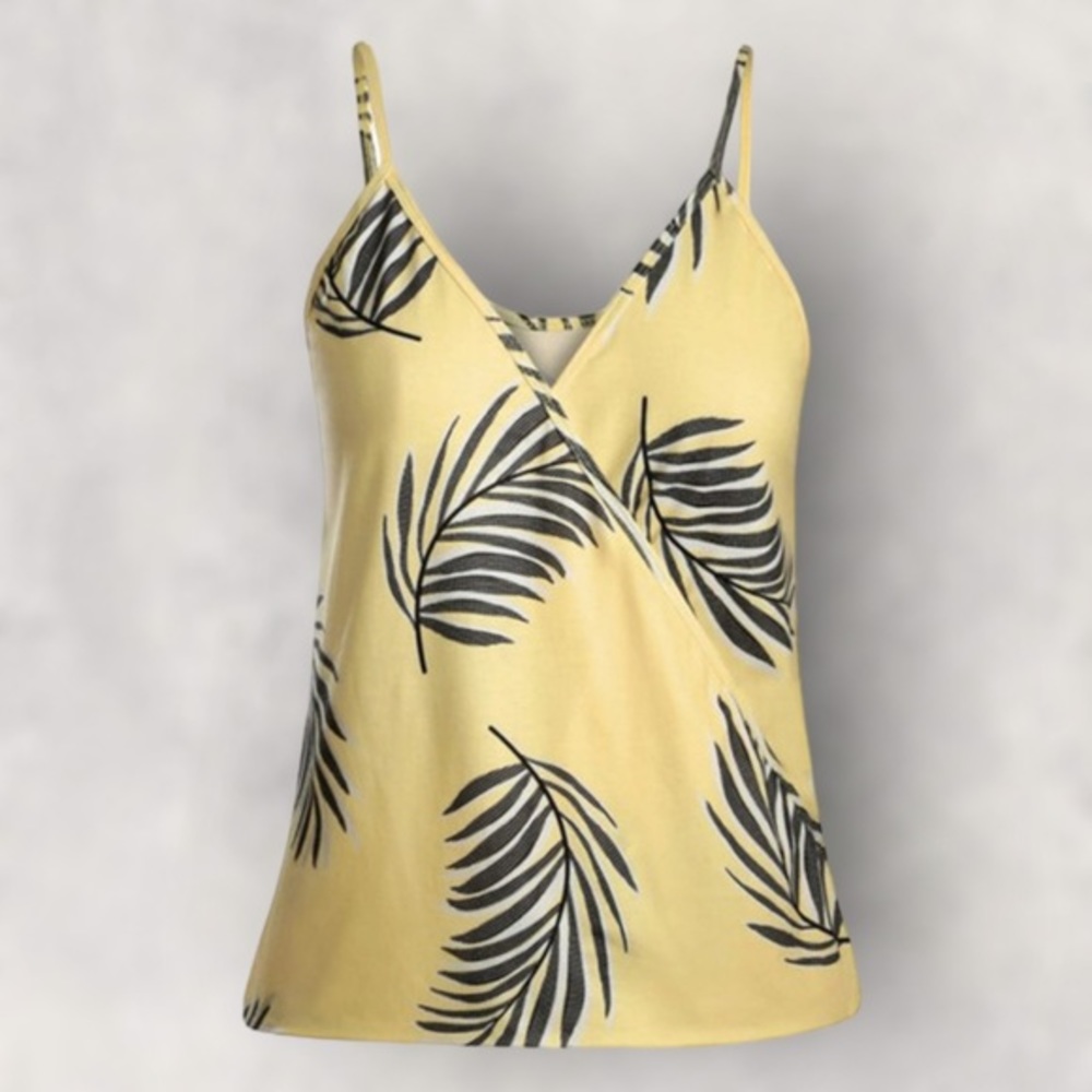 Women's V Neck Spaghetti‎ Strap Cami Shirt Size 2XL - Picture 2 of 8